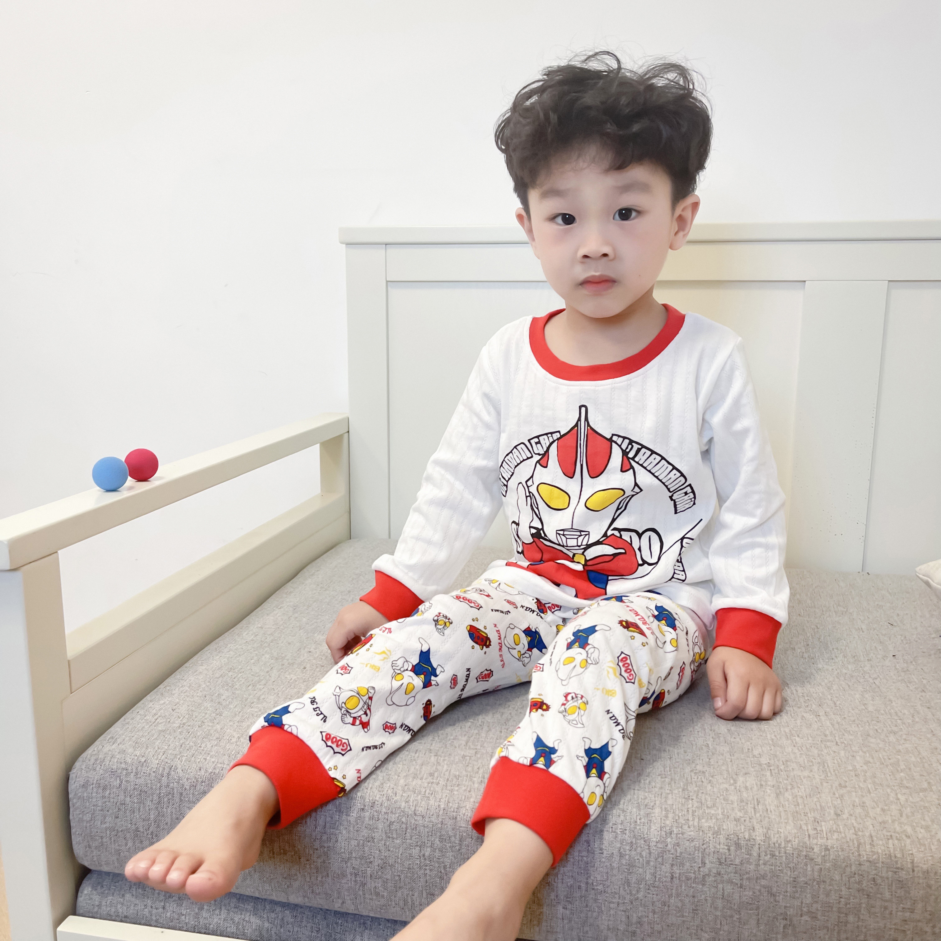 春秋儿童纯棉睡衣女童爱莎家居服套装男童奥特曼秋衣秋裤保暖内衣,童装/婴儿装/亲子装,家居服套装,淘宝优惠券,粉丝福利购,淘宝优惠卷