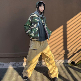 LOGGING ARROWUP 水洗做旧双层伐木裤 新款 PANTS 26SS