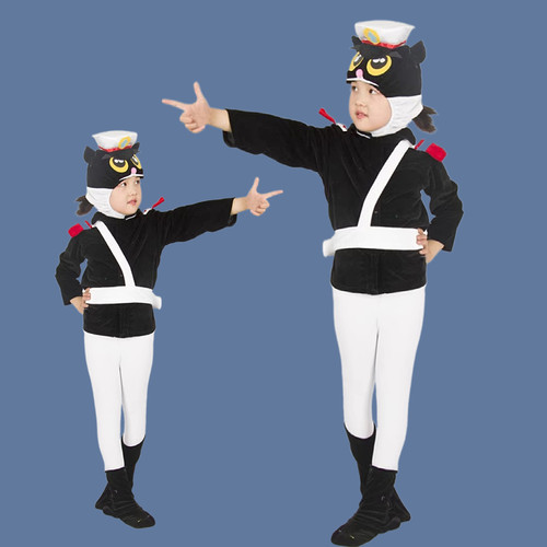 黑猫警长舞台剧演出服装表演卡通