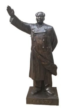 毛主席伟人挥手稳坐江山半身像