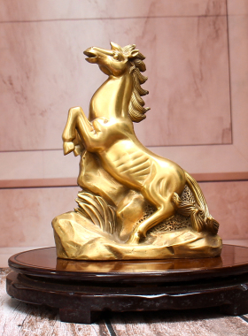 飞马十二生肖办公室风水装饰品