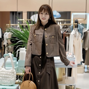 S系列｜“专柜款”24秋季新款小香风短款开衫外套上衣女S24313411