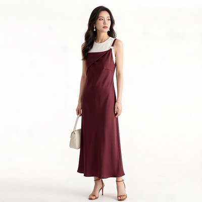 【S系列·专柜女装品牌】夏季新款气质吊带连衣裙礼服裙S24311108