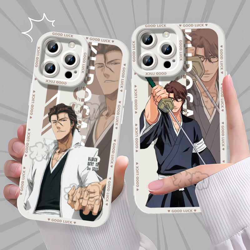 死神境界蓝染手机壳适用苹果1714Y200I16OPPOY52S华为MATE50Y37新款RENO14P8011PROMAX红米NOTE15PRO