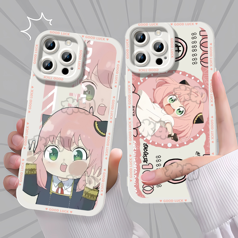 间谍过家家阿尼亚动漫手机壳适用苹果16VIVOY70S红米K80至尊S30VIY3517AIRIQOO13NOTE141511新款14