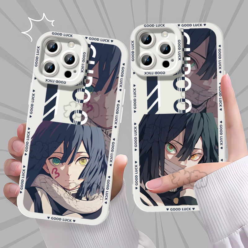 鬼灭之刃无限城蛇柱伊黑小芭内手机壳适用苹果161加ACE5IQOONEO10荣耀300小米17PROMAX16PROMAX17PRO17VIVOX9