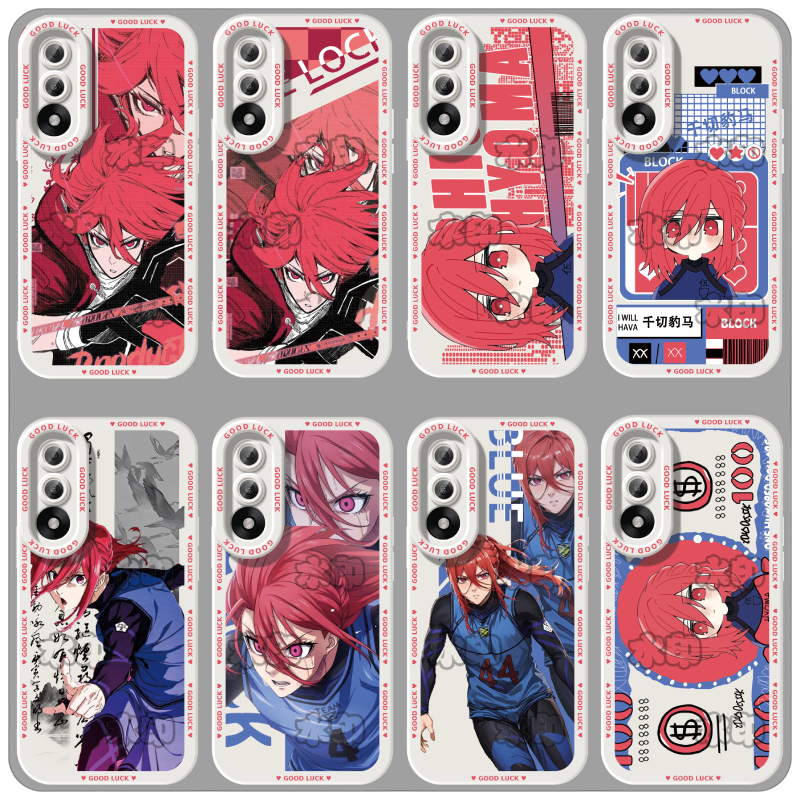 蓝色监狱千切豹马动漫手机壳适用苹果16IQOOZ9VIVOY70SIQOONEO10PROPLUS荣耀400红米K80至尊华为P70NOTE151加