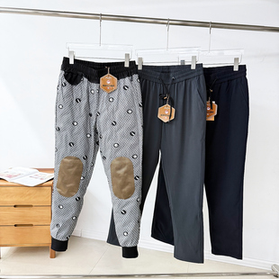 纯色护膝发热蓬松保暖羽绒裤 高端鹅绒 冬季 男款 潮 御寒保暖苾备