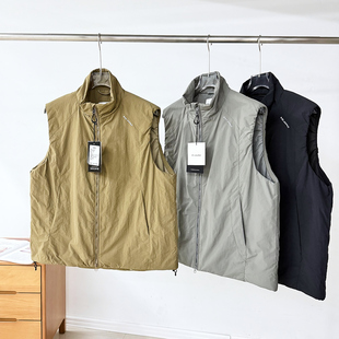 男女情侣 户外山系秋冬防泼水狐线分割加厚保暖立领棉服马甲外套