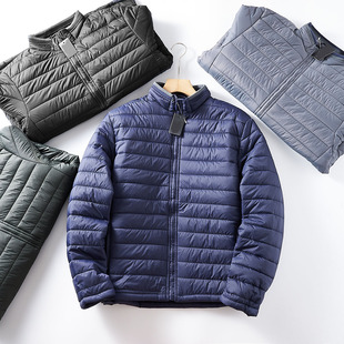 出口单 男士 内里加绒 秋冬季 立领软糯亲肤棉衣外套潮 外贸尾货