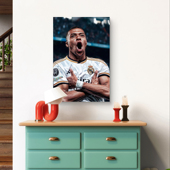 姆巴佩海报墙贴房间卧室法国大巴黎皇马2024欧洲杯足球馆装 饰贴画