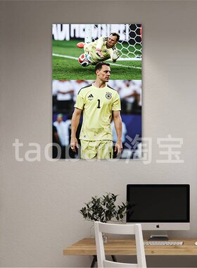 拜仁门神诺伊尔世界杯自粘海报
