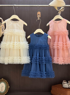 U.Hua尤画2023夏季新款时尚洋气穿搭紗裙63388