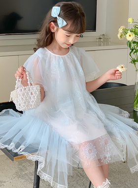 尤画原创设计师2025夏季新款女童连衣裙68086