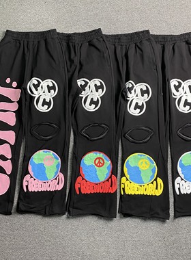 Hellstar Studios Project Capri Flared pants 喇叭拼接运动长裤