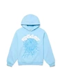 Sp5Der Web Hoodie Sky Blue