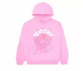 Sp5Der Og Web Hoodie Pink
