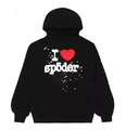 Sp5Der I Heart Sp5 Souvenir Hoodie Black
