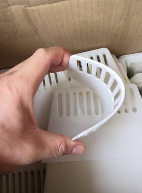 塑料墙纸刮板刮腻子施工工具薄软刮刀瓷白色壁纸玻璃贴膜美缝16.5