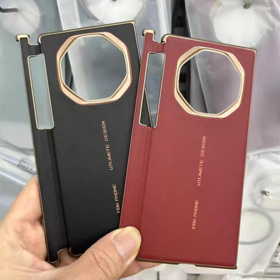 适用华为MateXT非凡大师手机壳磁吸电镀中轴铰链保护matext三折叠真皮防摔超薄全包高端官方同款真皮保护套