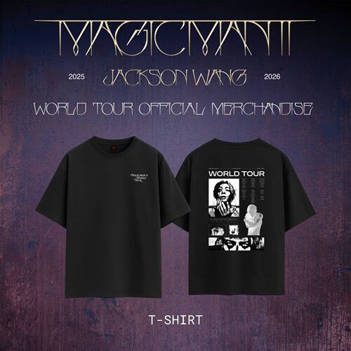 现货王嘉尔吉隆坡站官方周边同款印花T恤Jackson Wang t-shirt