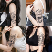 艺伎合集 传统手臂纹身贴草本大腿半永久手臂仿真果汁刺青不反光