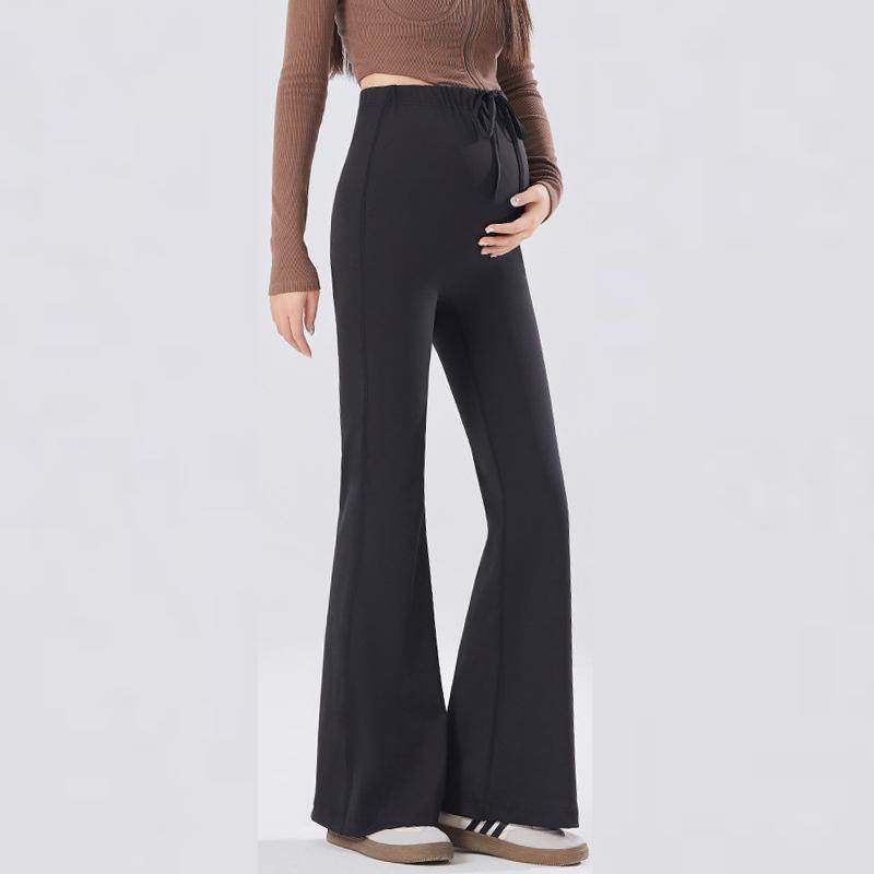 孕妇裤春季加绒保暖鲨鱼皮外穿喇叭裤抽绳高腰托腹设计时尚孕妇装,孕妇装/孕产妇用品/营养,孕妇休闲裤,淘宝优惠券,粉丝福利购,淘宝优惠卷