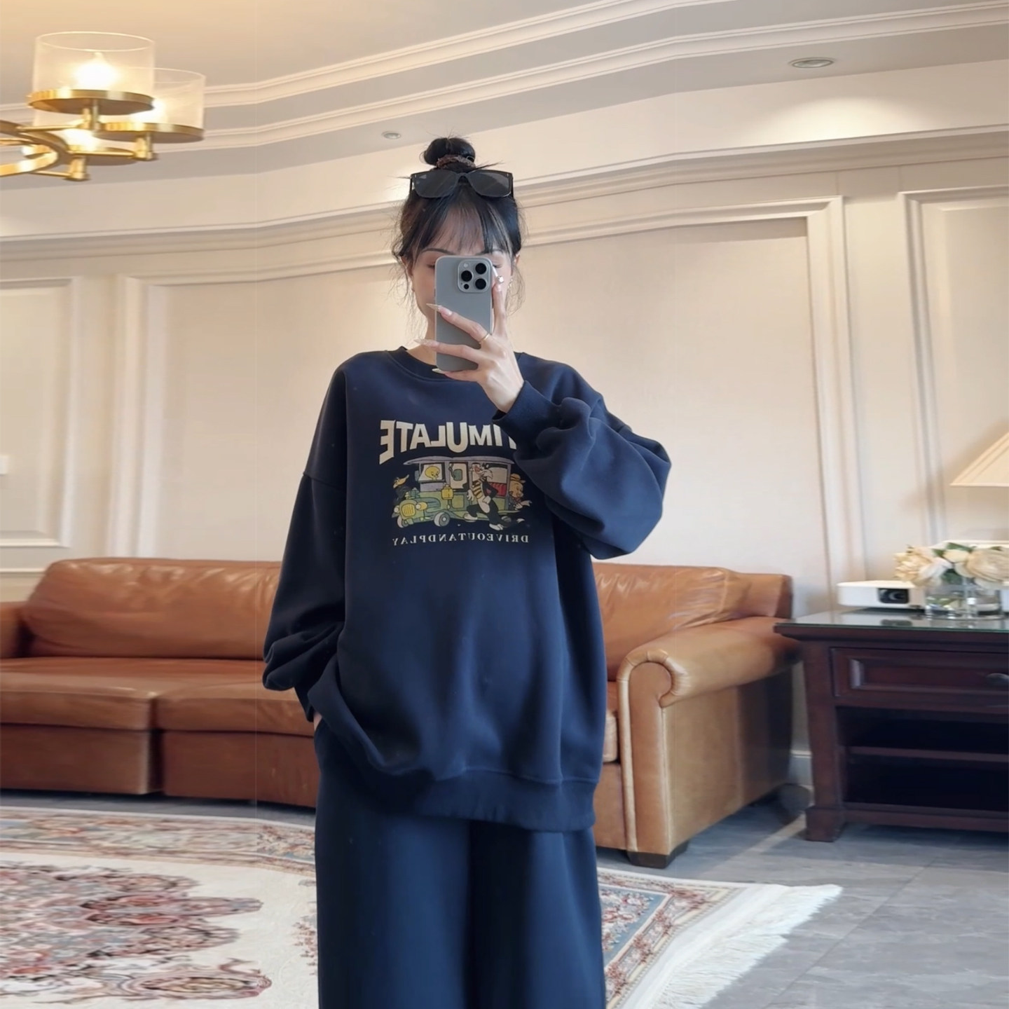高级感穿搭遮肚子不显怀上衣