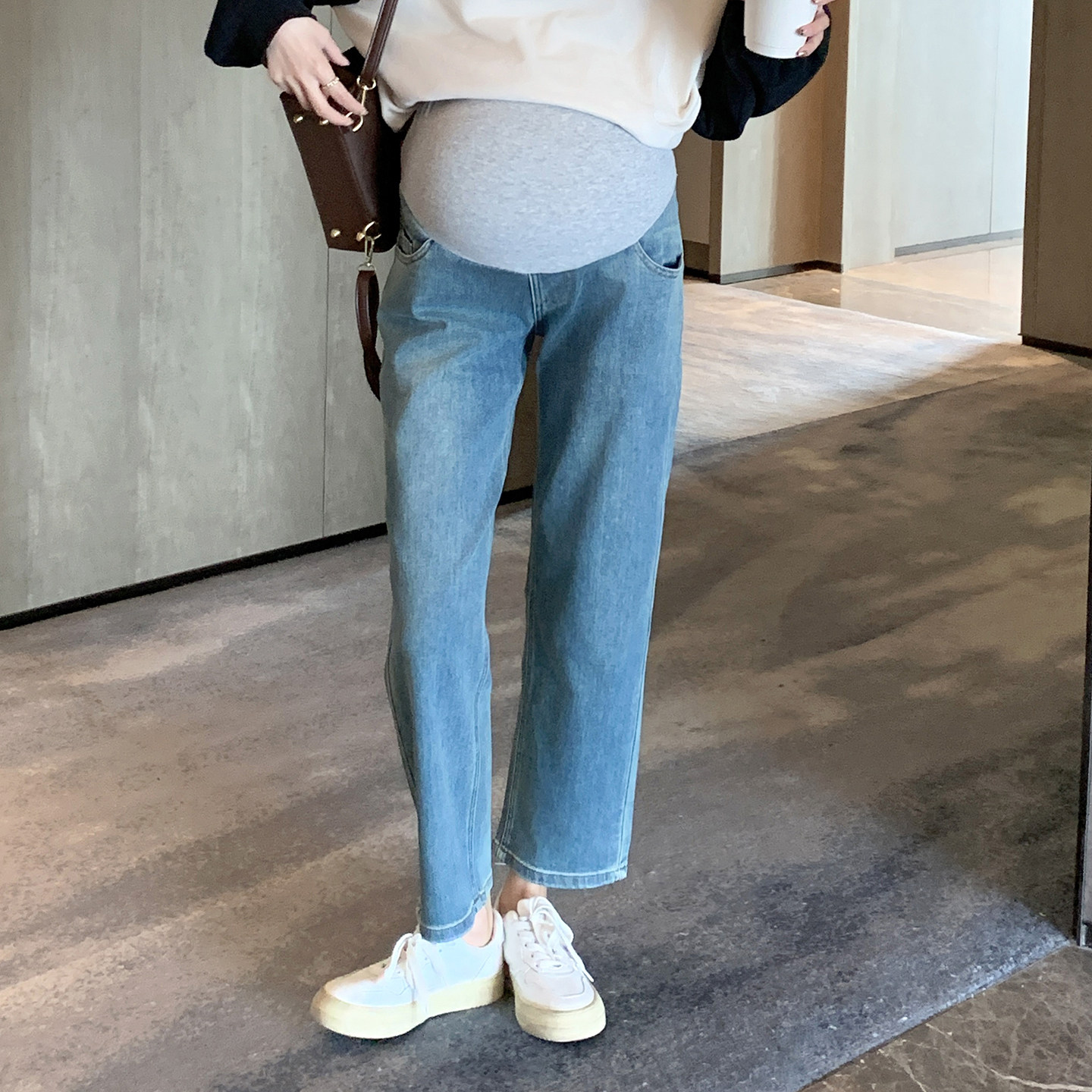 ◆诺初◆梨形身材~孕妇裤春秋外穿牛仔裤九分裤子百搭阔腿休闲裤,孕妇装/孕产妇用品/营养,孕妇休闲裤,淘宝优惠券,粉丝福利购,淘宝优惠卷