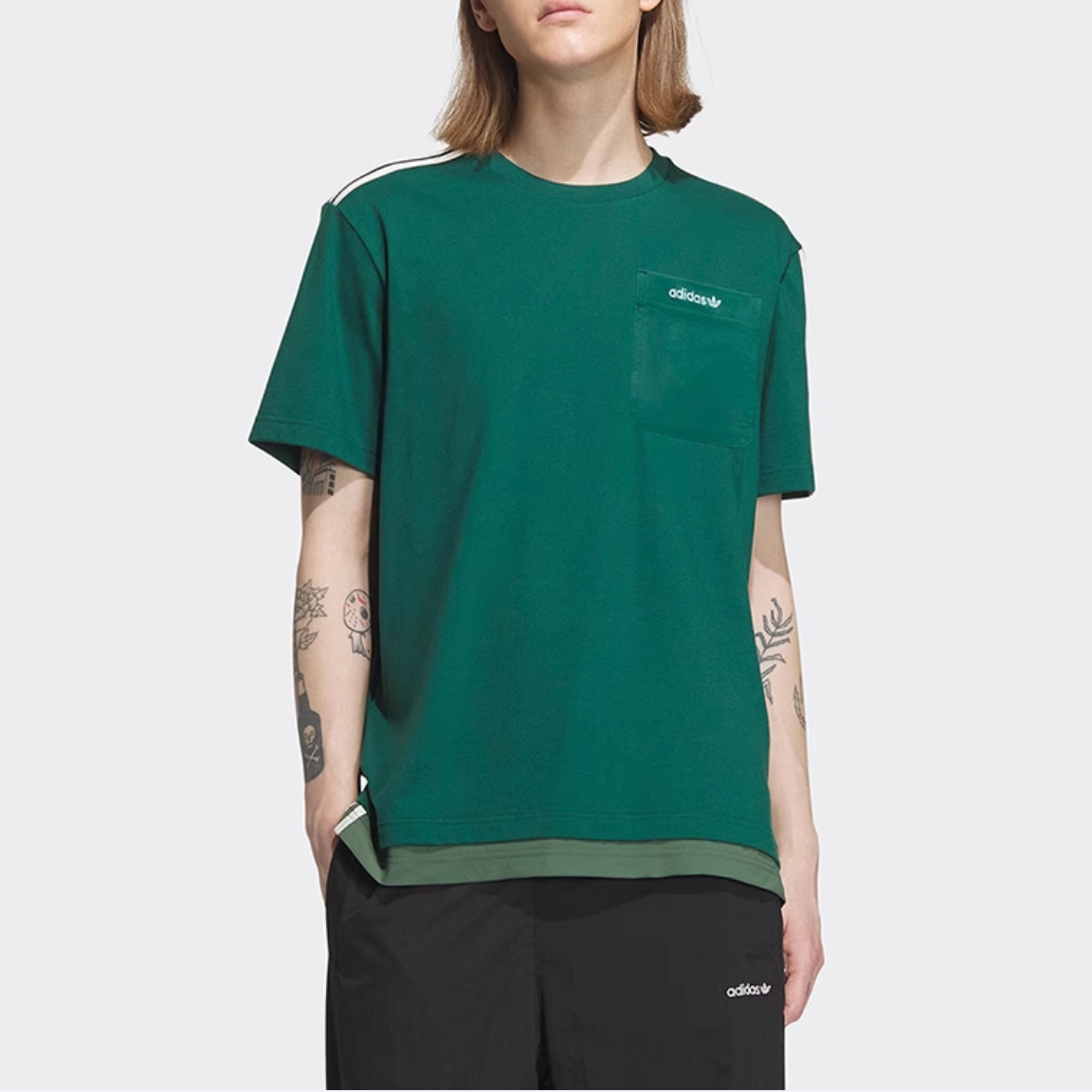 Adidas阿迪达斯魔术贴运动T恤