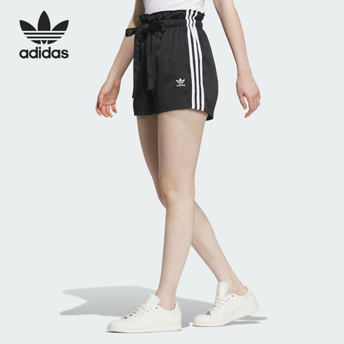 adidas三叶草女子运动休闲透气短裤 IN1016 IK8604 IN1017 IK8624