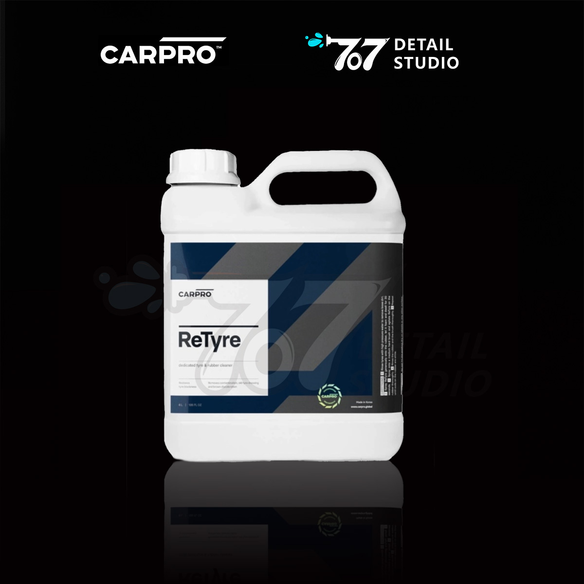 卡普carpro轮胎清洗剂去黄去污