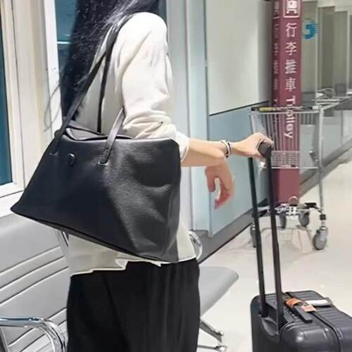 高级质感复古简约手提托特包
