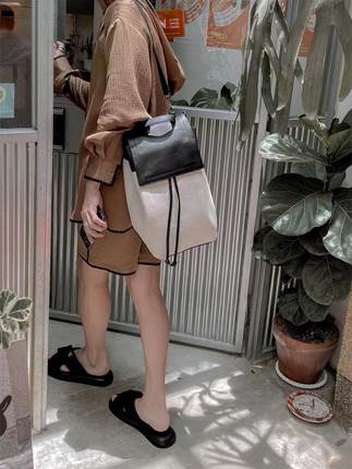 dresscode台湾轻奢小众设计师品牌小红书DAWANG帆布2022包包