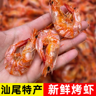 汕尾特产烤虾干开袋即食虾干干货零食对虾啤酒虾渔民自晒大号虾干