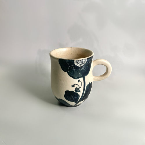 日本手作瓷器 大谷桃子 手绘陶瓷杯马克杯沙拉盘菜盘咖啡杯牛排盘