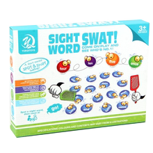 英语桌游sight words高频词苍蝇拍单词认知游戏美国幼儿园小学