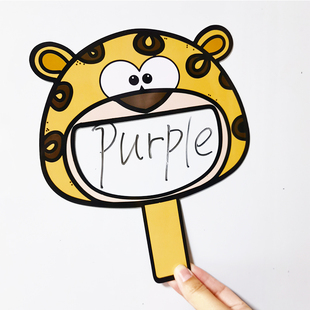Word swatter吃单词游戏手举牌单词拍儿童英语幼儿园教师教学教具