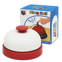 Early education kindergarten children, students, classroom interaction, quick response competition, summons prompt, toys, teaching AIDS, hand press the bell, ring the bell thumbnail 4