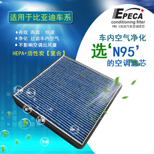 IIEPECA除味HEPA空调滤芯比亚迪