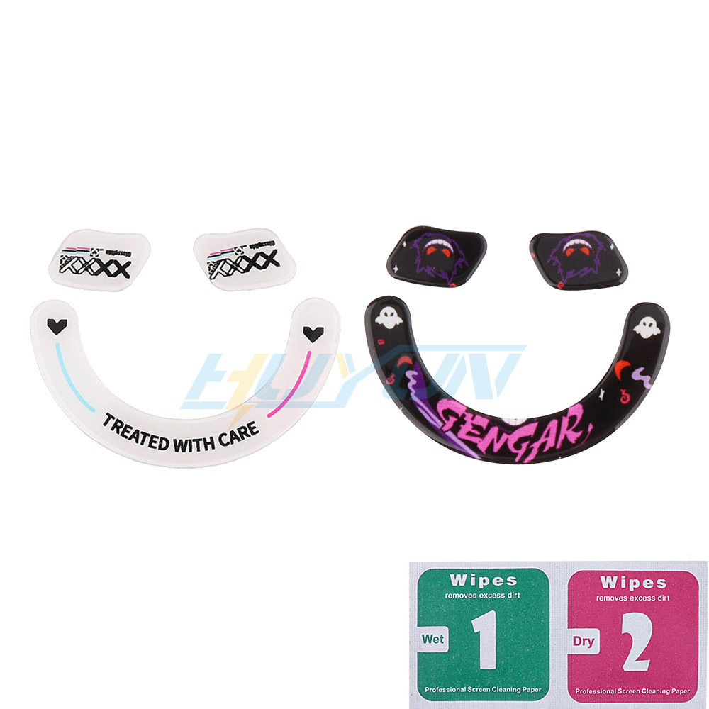 钢化玻璃脚贴适用于雷蛇毒蝰V3极速版无线电竞鼠标耐磨顺滑脚垫