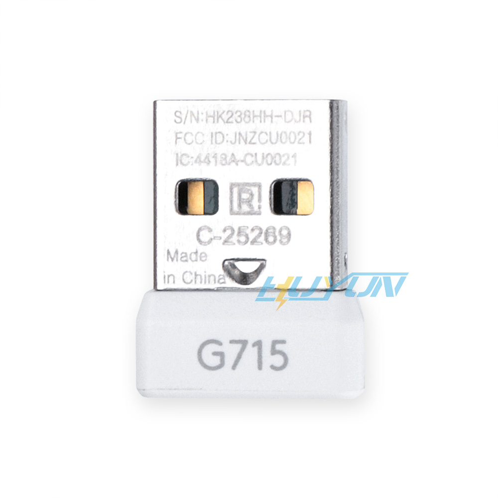 罗技 G715无线机械键盘极光系列电竞游戏87键键盘USB接收器适配器