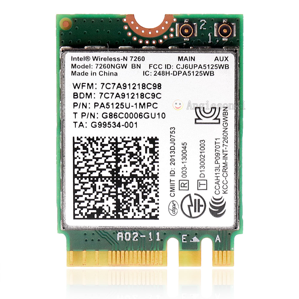 拆机神舟战神Z6 Z7 G7 Z7M系列 Intel 7260BN M.2接口WiFi蓝牙4.0