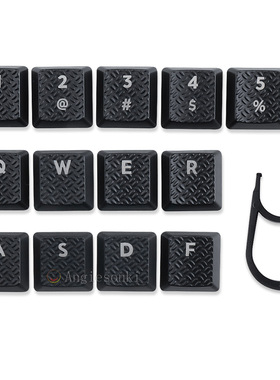 适用于罗技G915 913 G815 813黑色纹理防滑透光13键键帽fps游戏