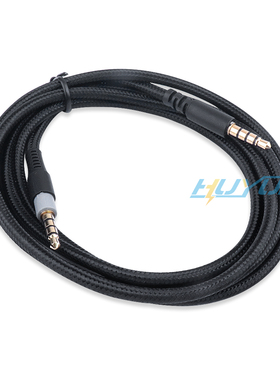 适用于金士顿HYPERX阿尔法/黑鹰s/飓风2耳机转接音频对录3.5MM
