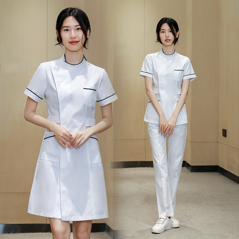 分体速干护士服短袖薄款韩国套装制服医院前台牙科口腔工作服医美