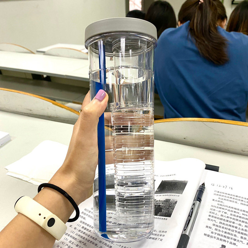 宜家国内代购玛干湿分离水杯水果杯带吸管杯塑料水杯700毫升学生|msdalam kategori pinggan mangkuk, Cup/cawan/cerek, cawan sedutan - dari Buy2taobao.com untuk memberikan perkhidmatan ejen Taobao profesional membeli