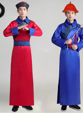 清朝太监服装宫廷总管太医公公侍卫官服古装男戏服年会舞台演出服