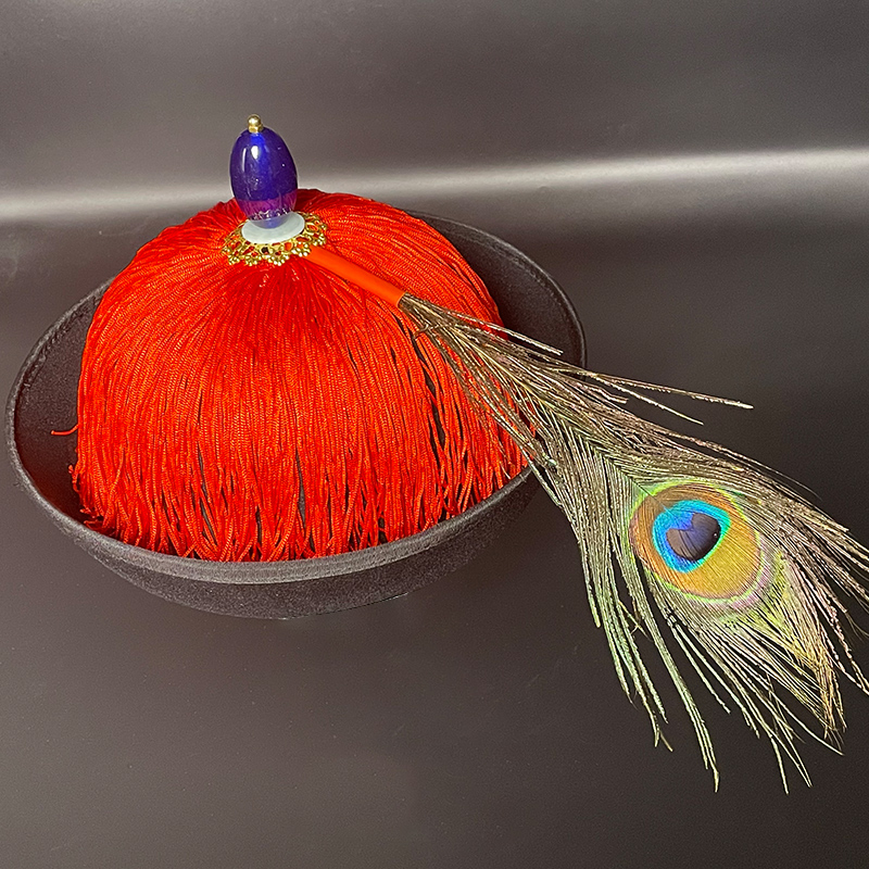 清朝官帽皇帝一品大臣王爷阿哥帽子顶戴花翎鞑子帽梁帽影视僵尸帽