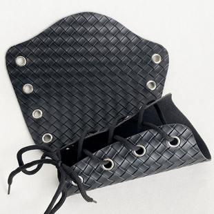 古风护腕束袖 明制原创汉服刺绣锦衣卫飞鱼服男武侠配饰皮革护臂